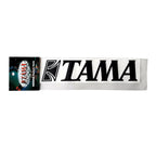 Black Tama GMI logo sticker for drums, featuring the Tama brand name in bold black lettering on a clear background.