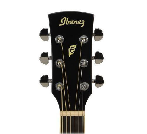 Ibanez PF15ECE Acoustic Guitar - Black High Gloss