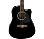Ibanez PF15ECE Acoustic Guitar - Black High Gloss