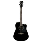Ibanez PF15ECE Acoustic Guitar - Black High Gloss