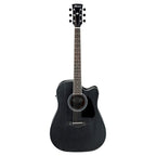 Ibanez AW84CE Acoustic Guitar - Weathered Black