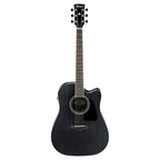 Ibanez AW84CE Acoustic Guitar - Weathered Black