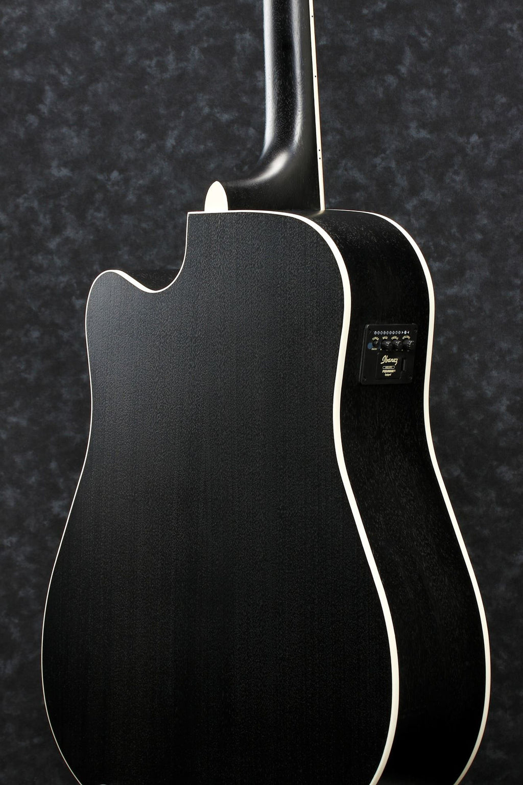 Ibanez AW84CE Acoustic Guitar - Weathered Black