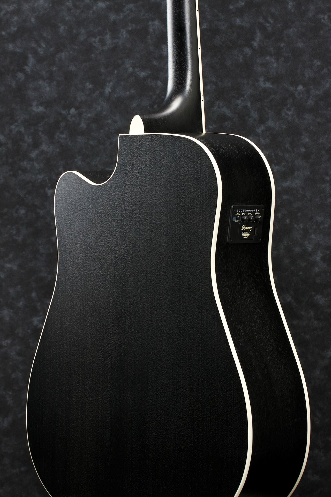 Ibanez AW84CE Acoustic Guitar - Weathered Black