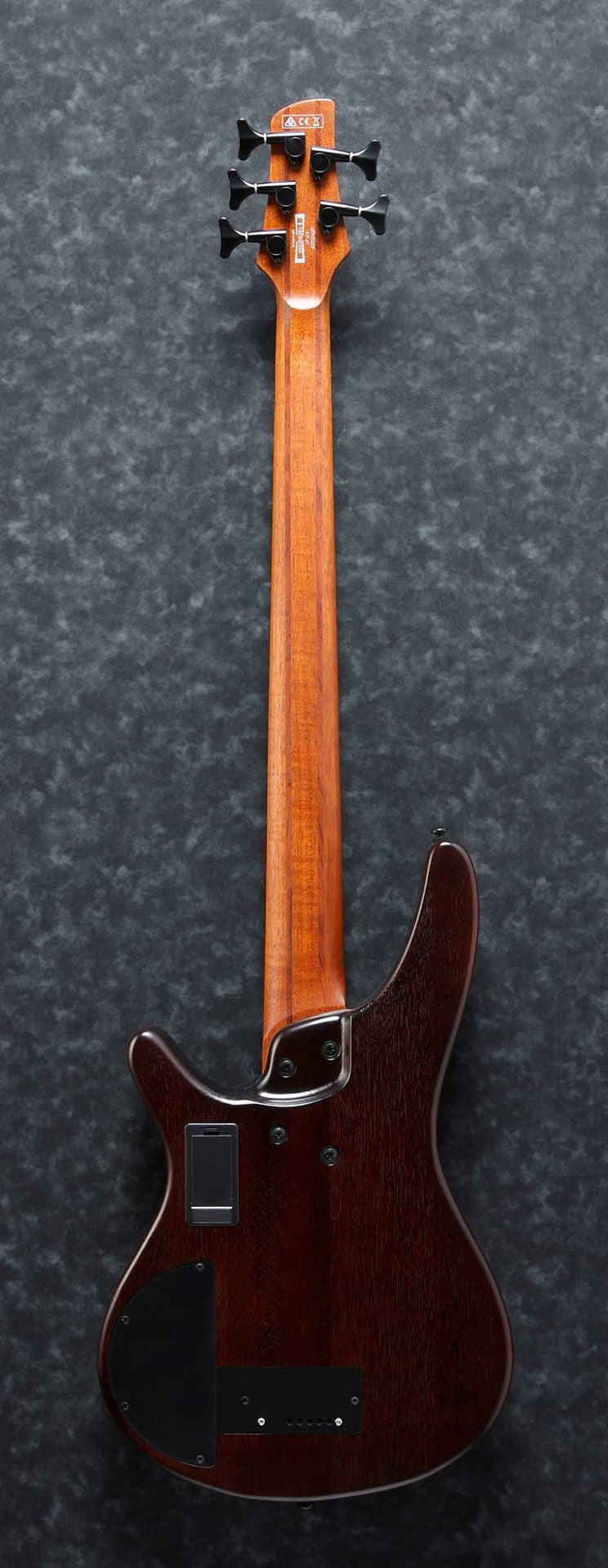 Ibanez SRH505F Electric 5 String Bass - Natural Browned Burst Flat