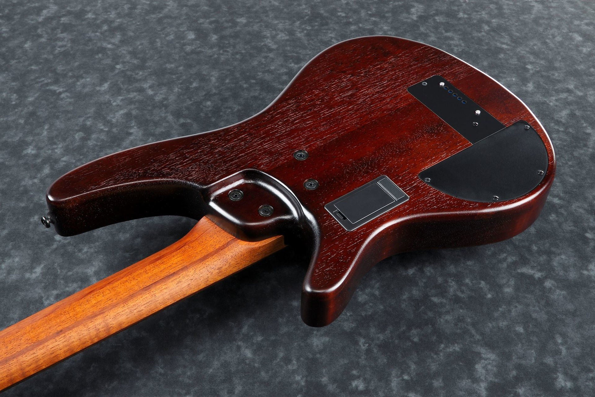 Ibanez SRH505F Electric 5 String Bass - Natural Browned Burst Flat