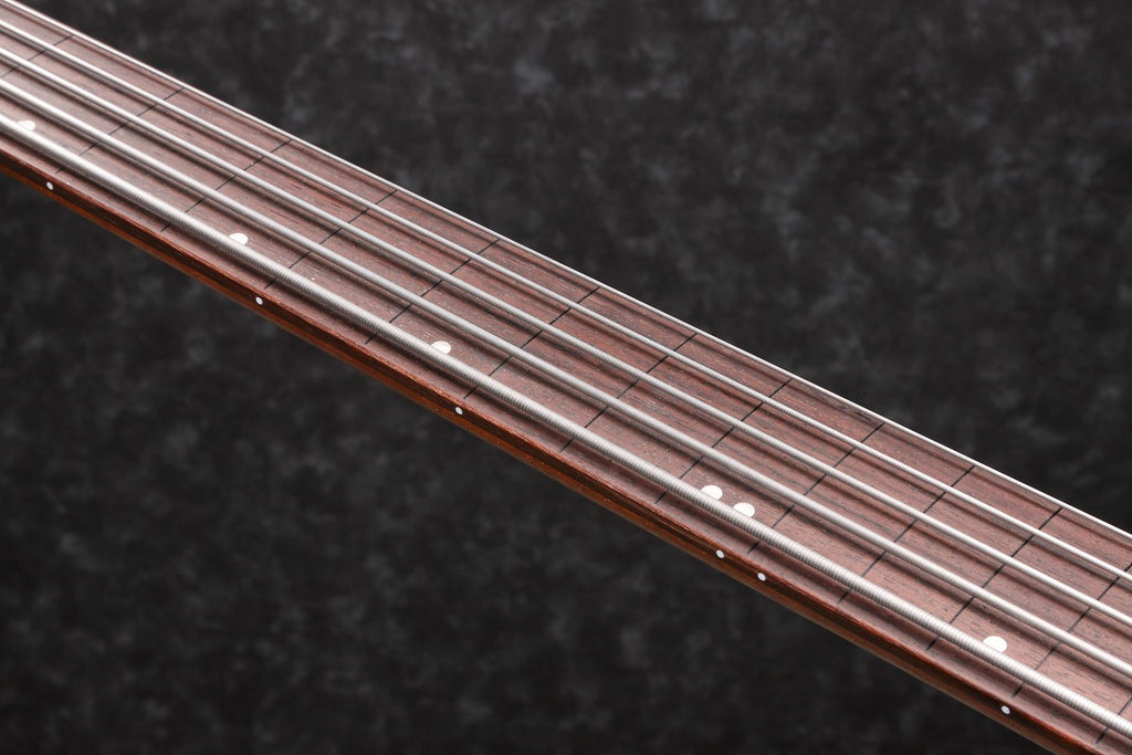 Ibanez SRH505F Electric 5 String Bass - Natural Browned Burst Flat