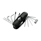 IBANEZ MTZ11 BBK guitar multi-tool with various tools for guitar maintenance and adjustments, shown on a white background.