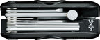 IBANEZ MTZ11 BBK guitar multi-tool showing various tools for guitar maintenance and adjustments.