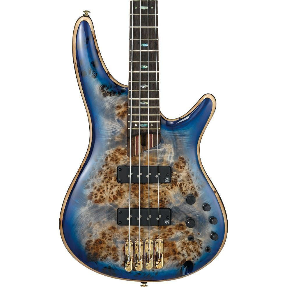 Ibanez SR2600 Premium Bass Guitar in Case - Cerulean Blue Burst
