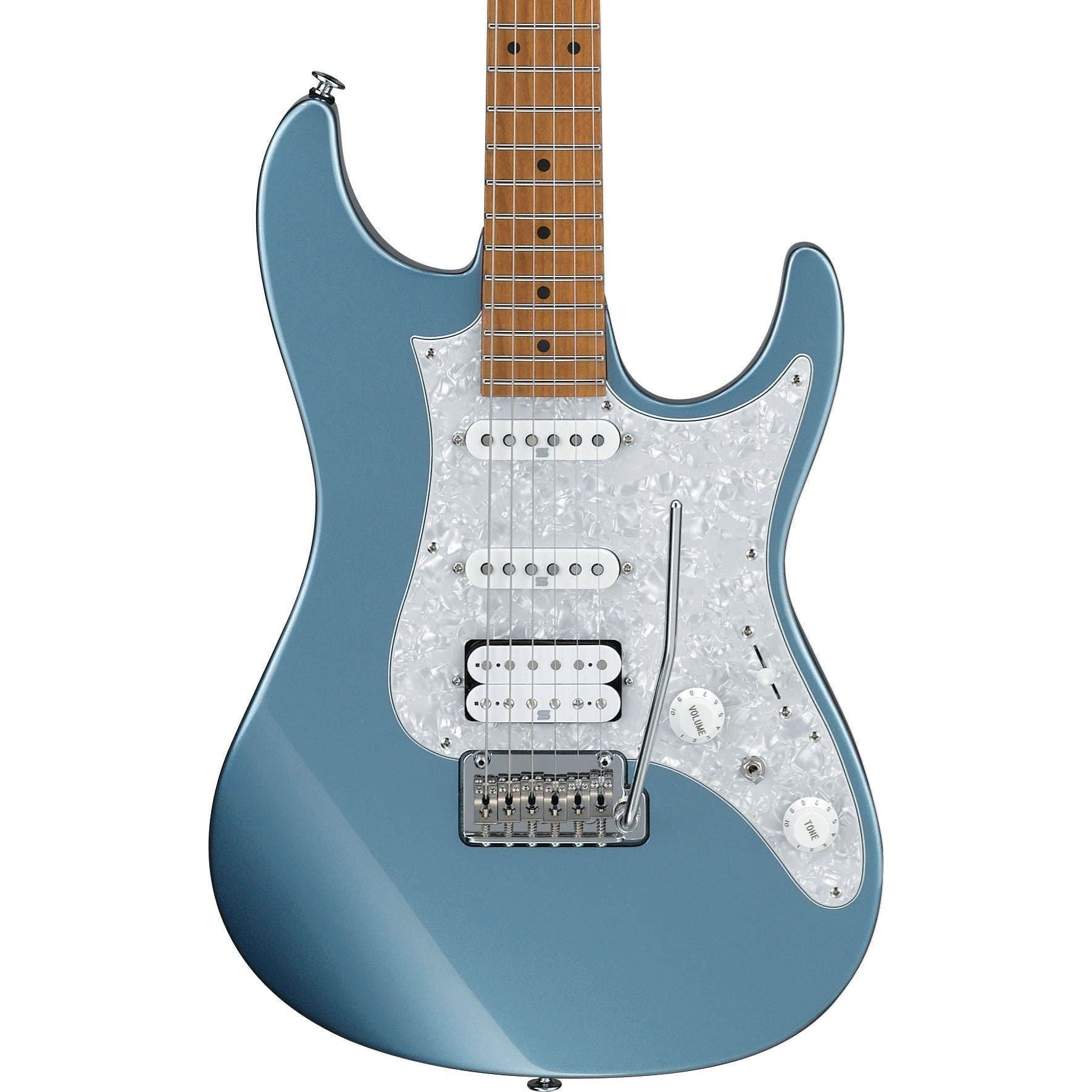 Ibanez AZ2204 Prestige Electric Guitar in Hard Case - Ice Blue Metallic