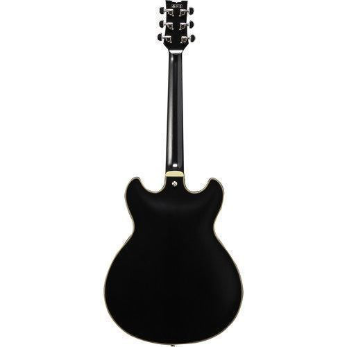 Ibanez JSM20 John Scofield Signature Hollowbody Guitar in Hard Case - Black Low Gloss