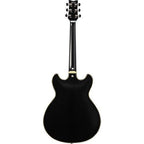 Ibanez JSM20 John Scofield Signature Hollowbody Guitar in Hard Case - Black Low Gloss