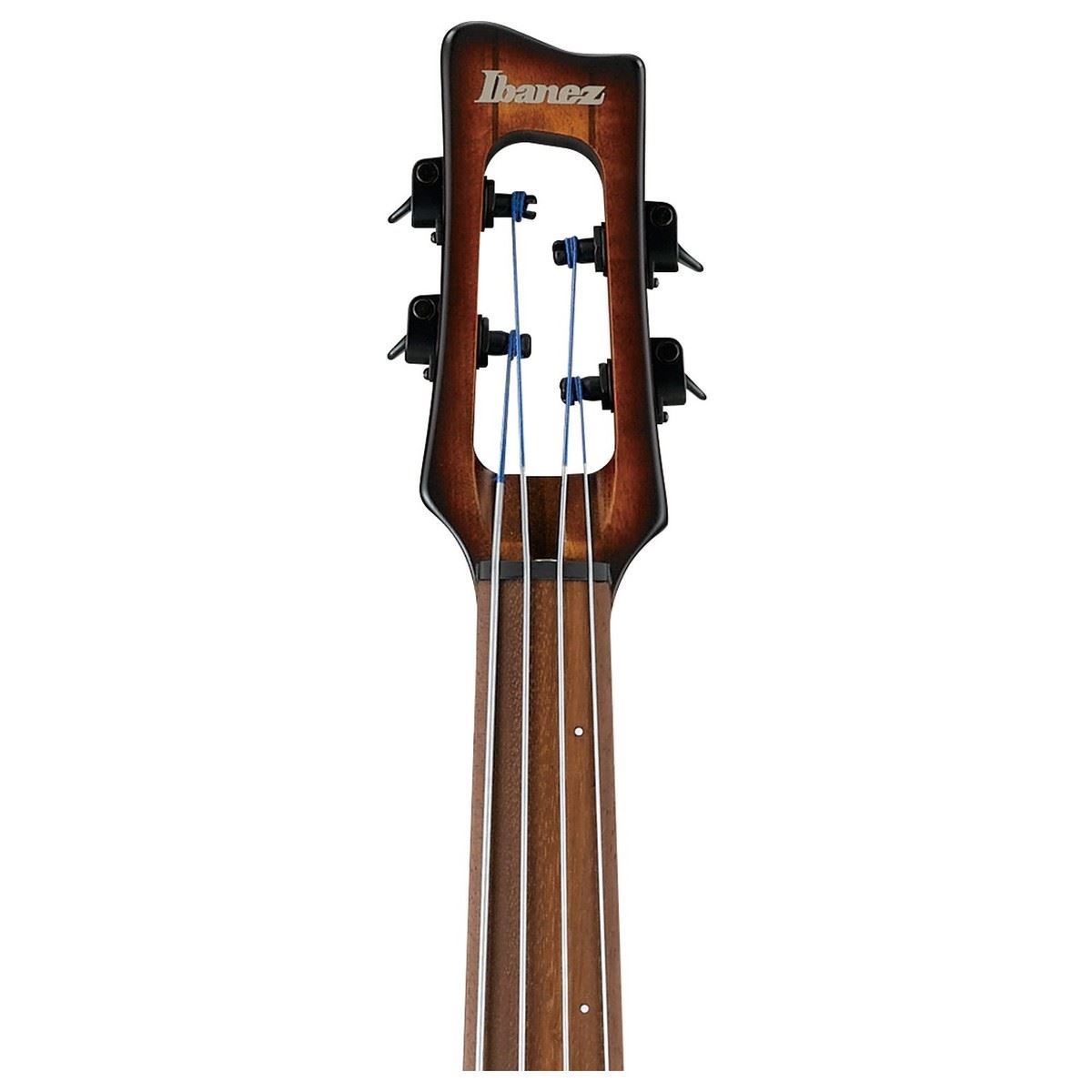 Ibanez UB804 Upright Fretless Bass Guitar in Mahogany Oil Burst