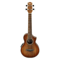 Ibanez UEW36E LBS Concert Ukulele with Pickup in Light Brown Sunburst