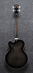 Ibanez AFB200 Artcore Hollowbody 4-String Bass Guitar in Transparent Black Sunburst