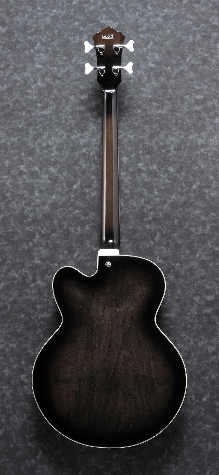 Ibanez AFB200 Artcore Hollowbody 4-String Bass Guitar in Transparent Black Sunburst