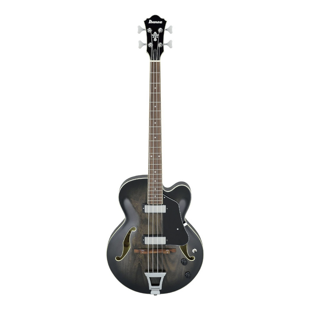 Ibanez AFB200 Artcore Hollowbody 4-String Bass Guitar in Transparent Black Sunburst