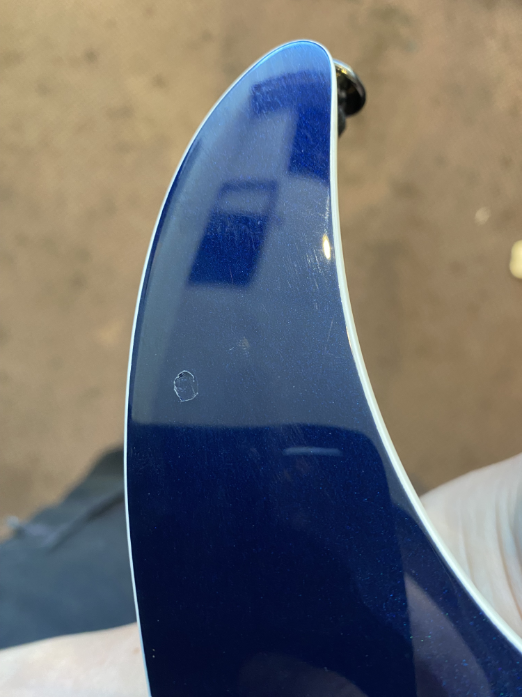 Ibanez RG Prestige RG2027XL 7-String Electric Guitar - Dark Tide Blue with Hardcase - B-STOCK