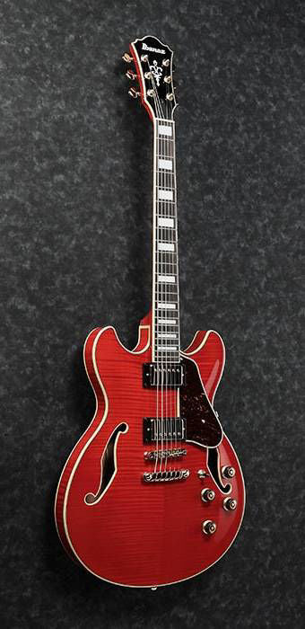 Ibanez AS93FM Artcore Semi-Hollow Electric Guitar in Transparent Cherry Red