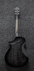 Ibanez AEWC400 Acoustic Guitar in Transparent Black Sunburst High Gloss