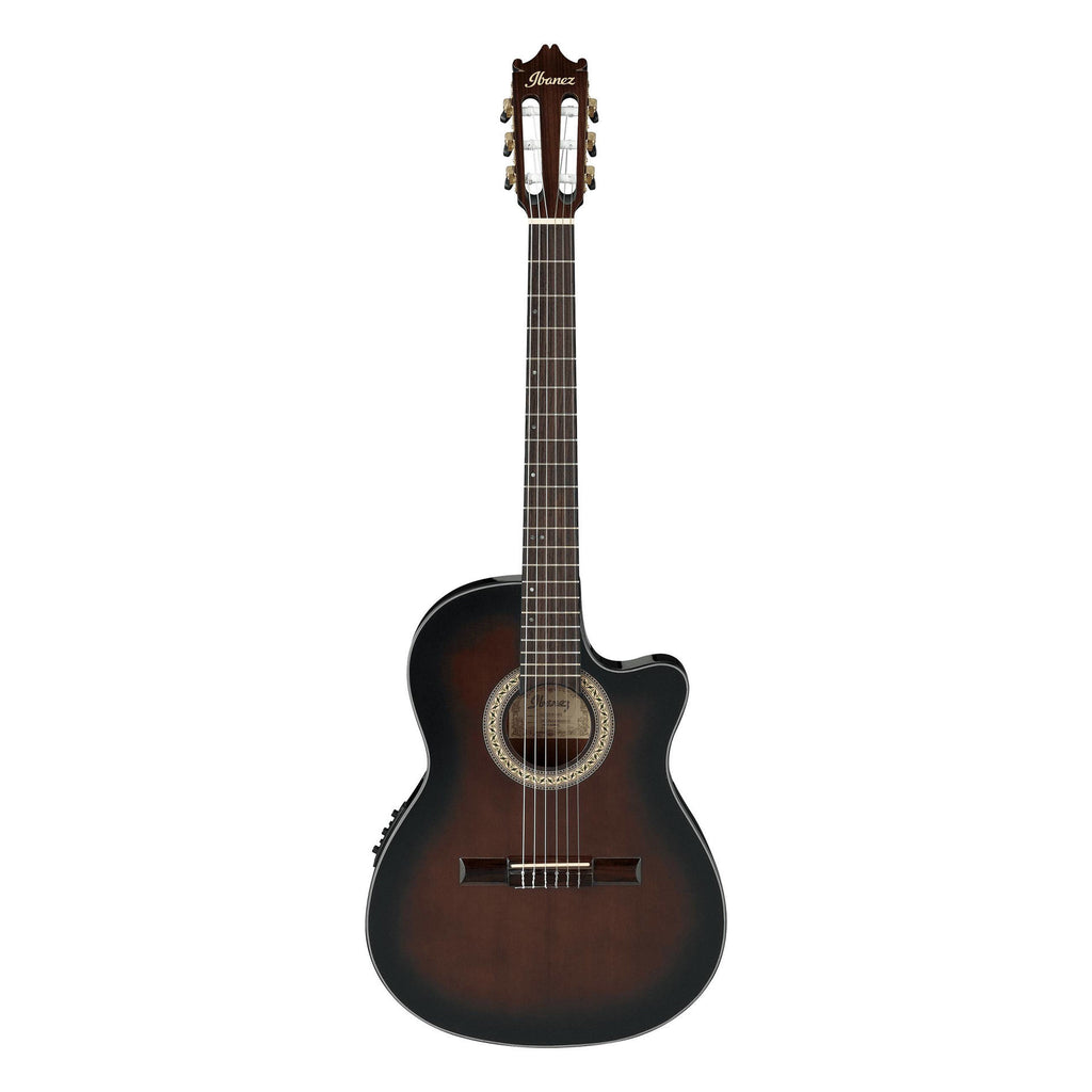 Ibanez GA35TCE Classical Guitar in Dark Violin Burst with Pickup