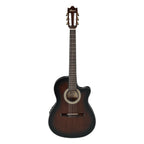 Ibanez GA35TCE Classical Guitar in Dark Violin Burst with Pickup
