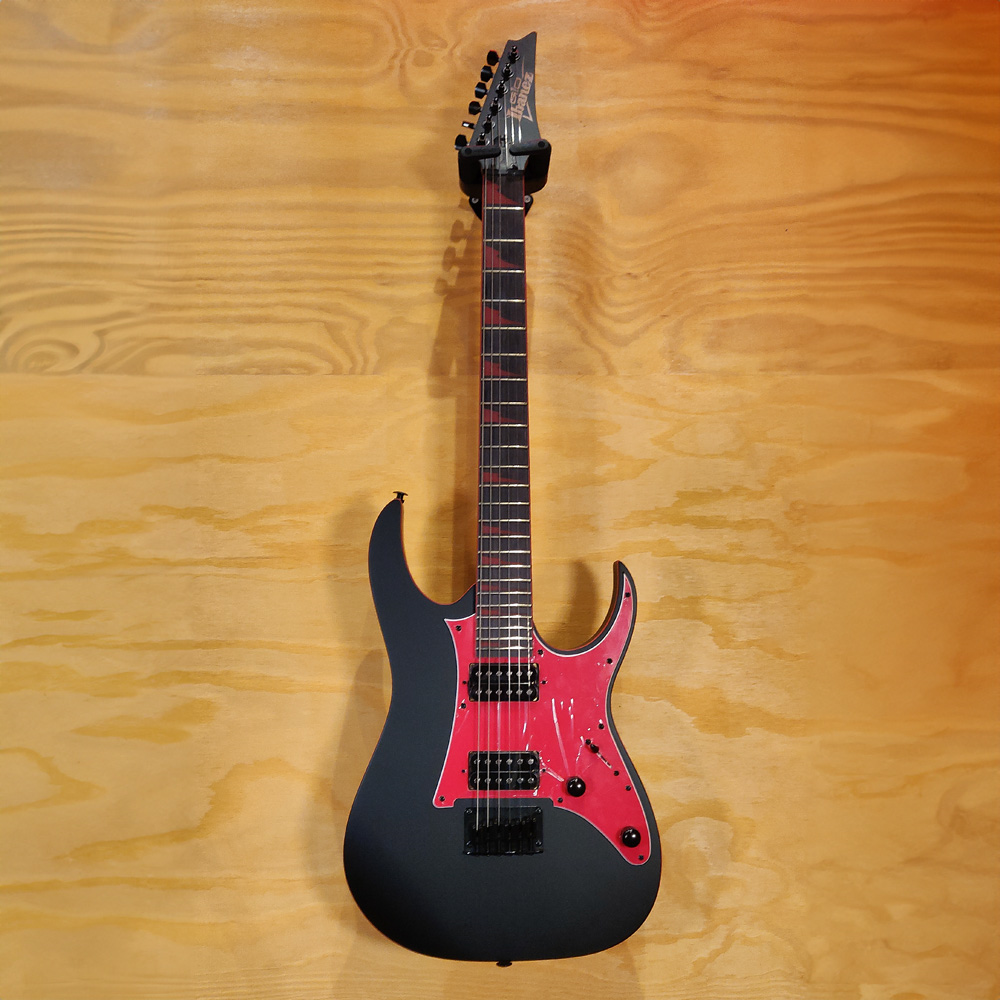 Ibanez GRG131DX BKF Electric Guitar in Black Flat - Preloved