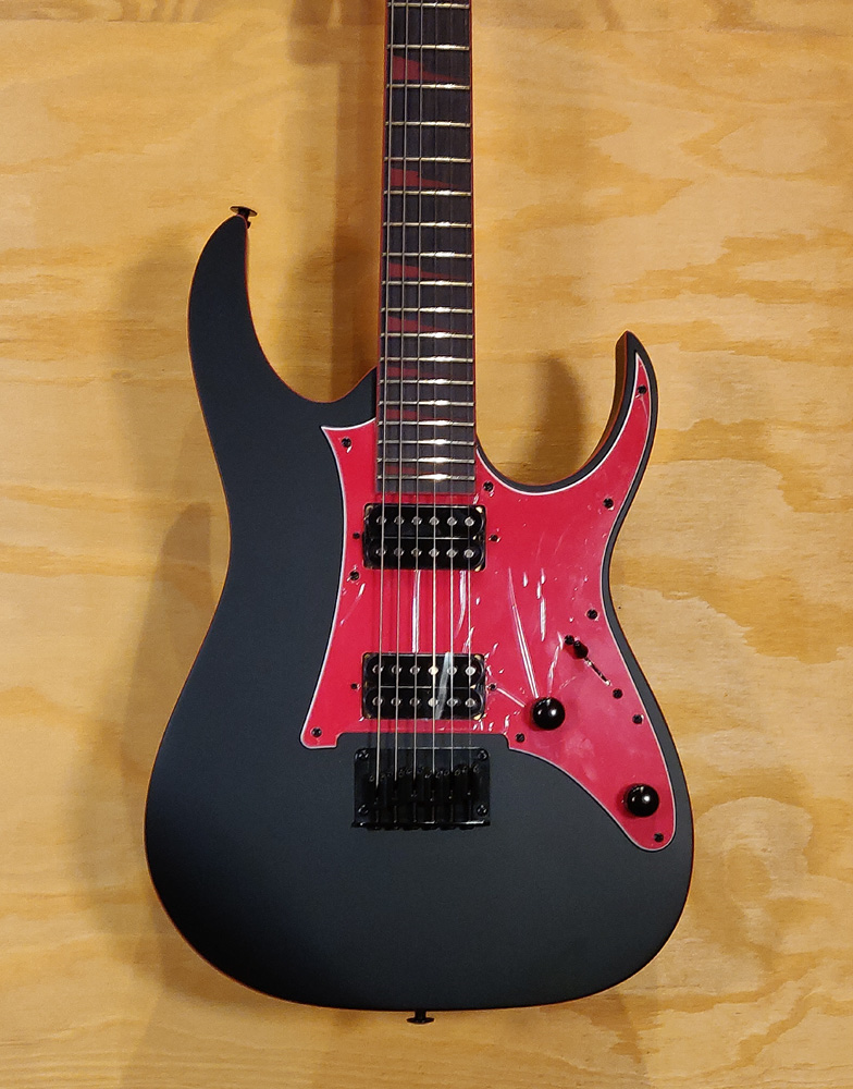 Ibanez GRG131DX BKF Electric Guitar in Black Flat - Preloved