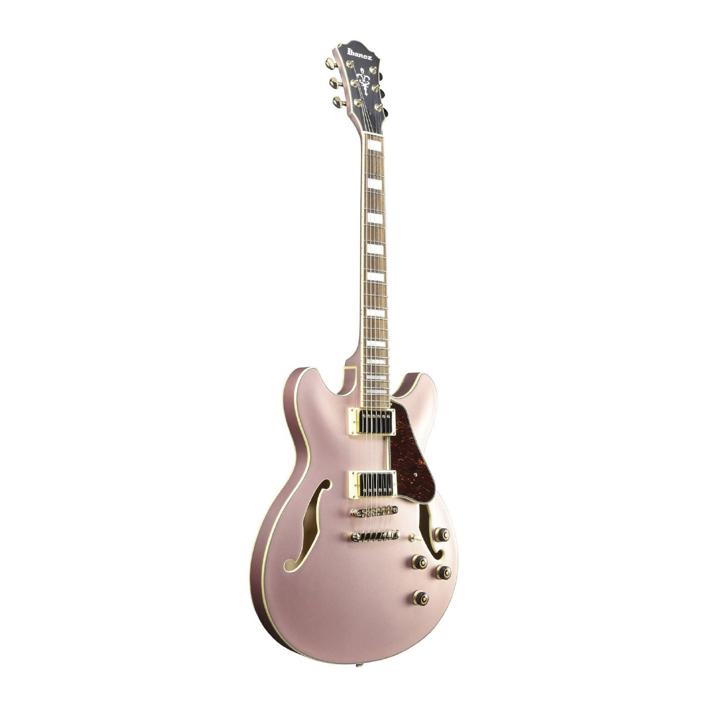Ibanez AS73G Artcore Electric Guitar in Rose Gold Metallic Flat