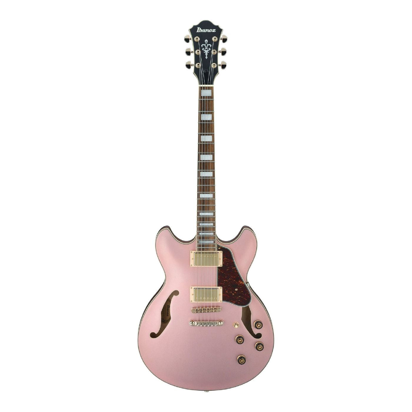 Ibanez AS73G Artcore Electric Guitar in Rose Gold Metallic Flat
