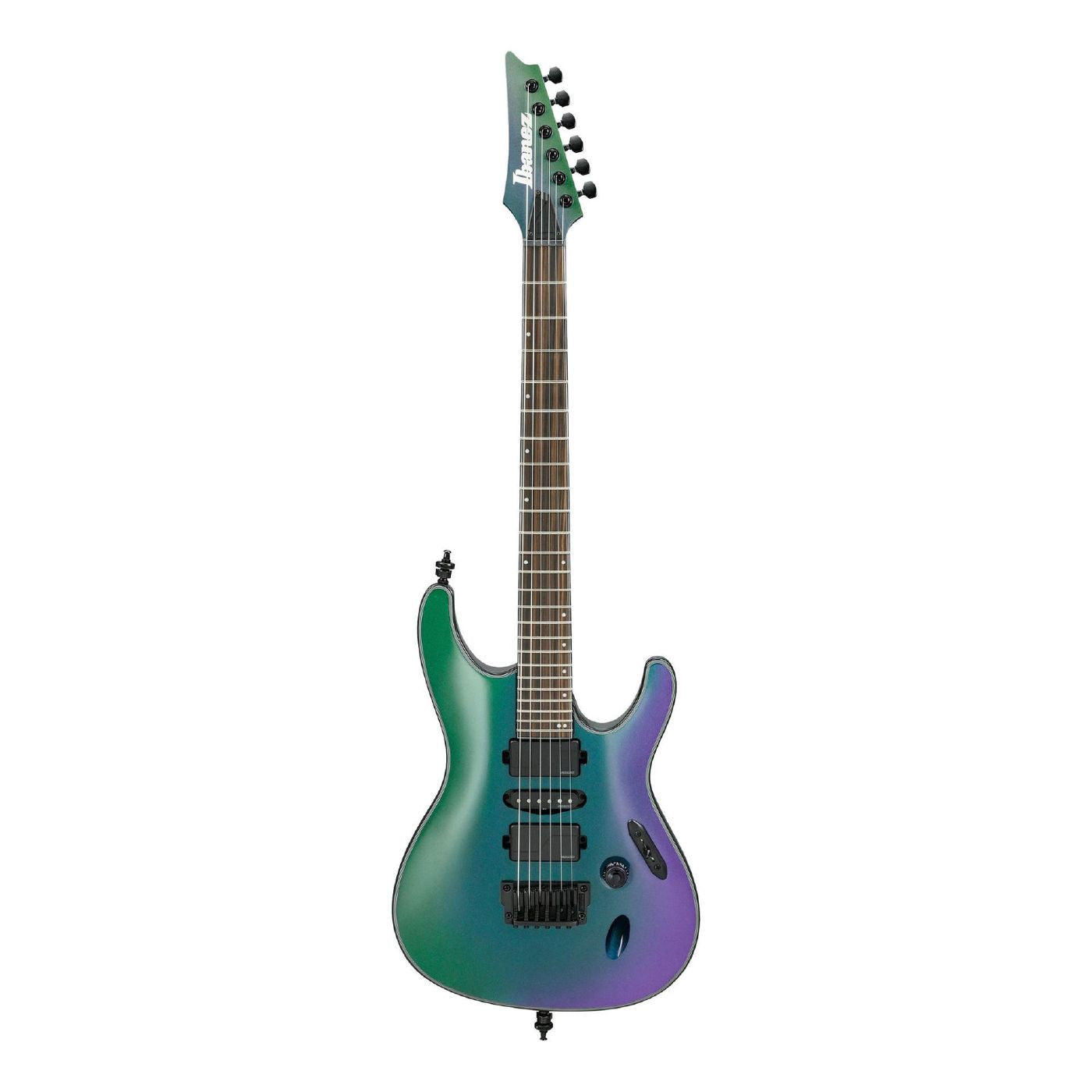 Ibanez S671ALB Axion Electric Guitar in Blue Chameleon