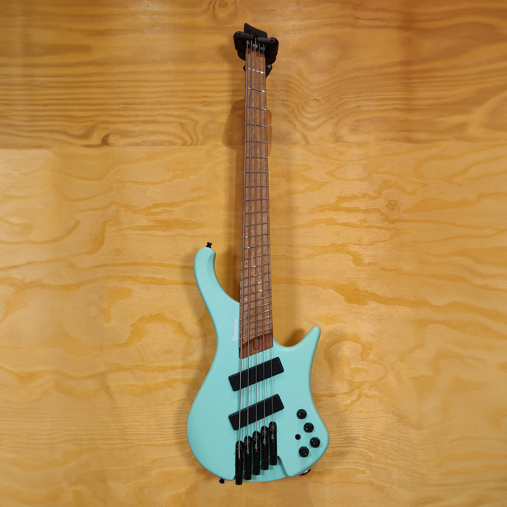 Ibanez EHB1005MS Headless 5-String Bass Sea Foam Green Matte - Preloved