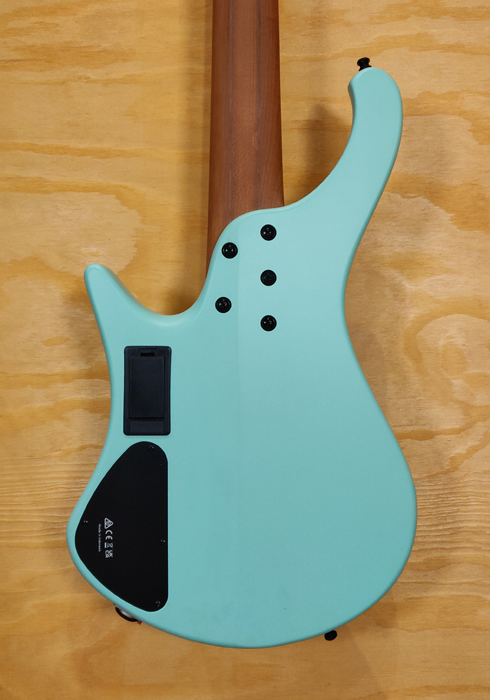 Ibanez EHB1005MS Headless 5-String Bass Sea Foam Green Matte - Preloved