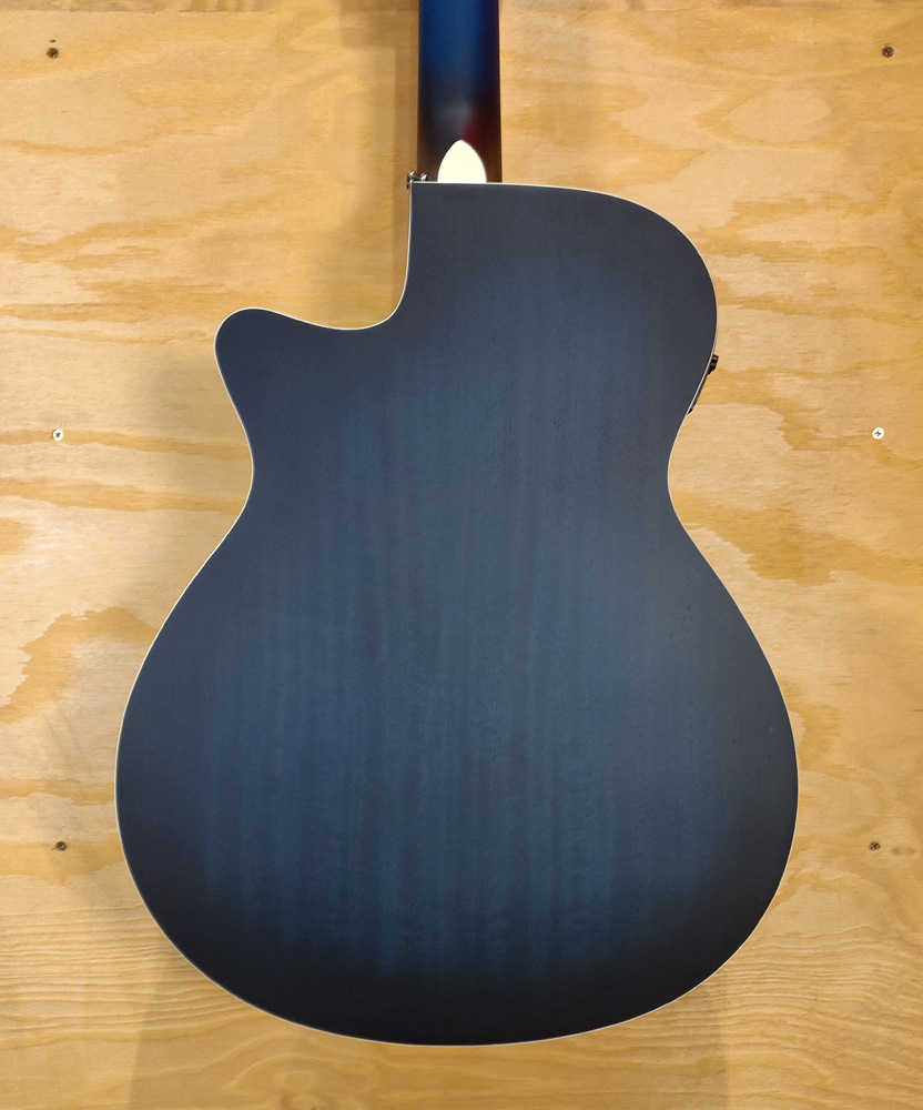 Ibanez AEG7 TBO Acoustic Guitar in Transparent Blue Sunburst Open Pore - Preloved (Excellent Condition)