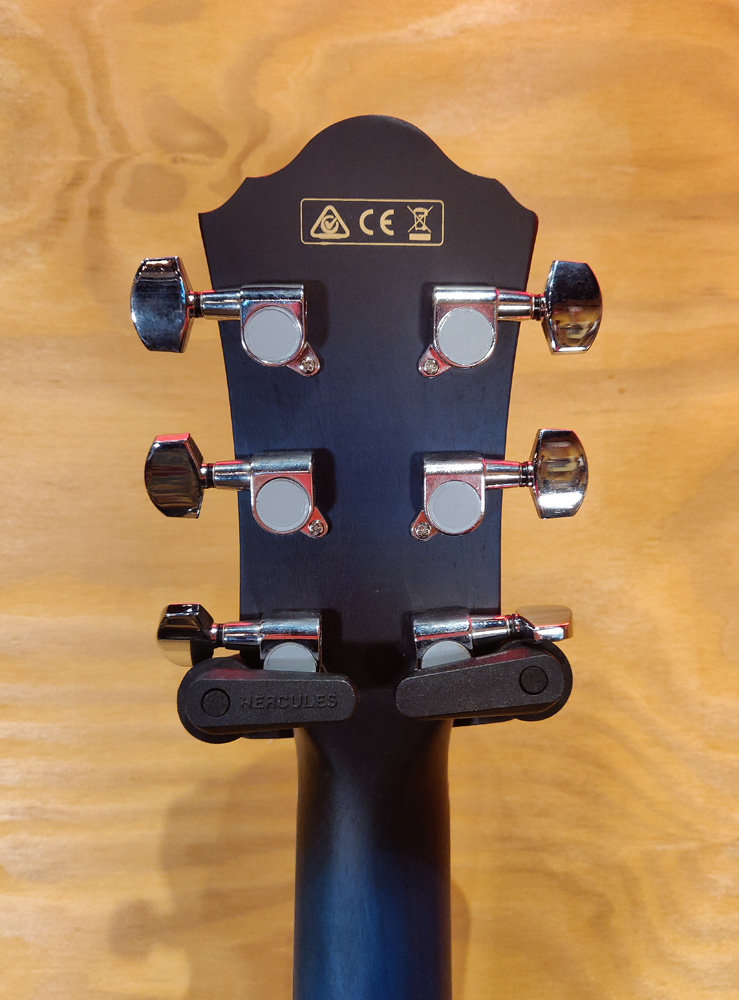 Ibanez AEG7 TBO Acoustic Guitar in Transparent Blue Sunburst Open Pore - Preloved (Excellent Condition)