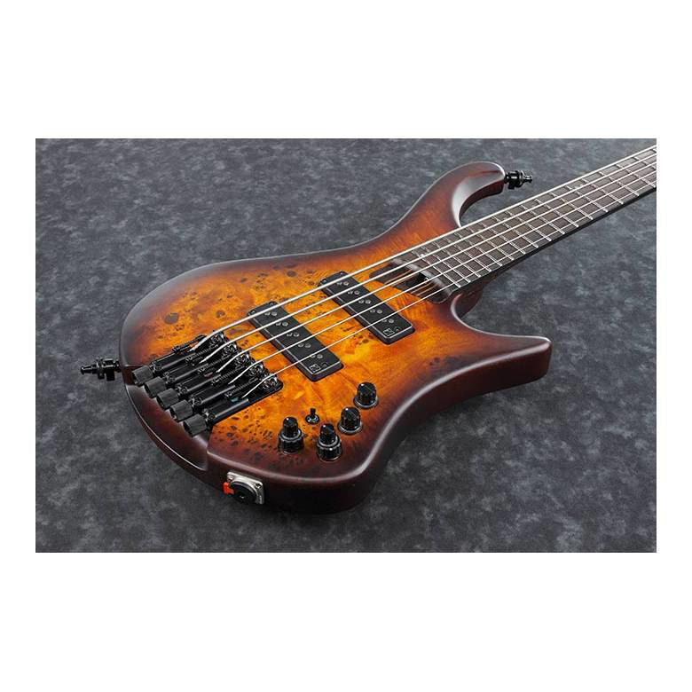 Ibanez EHB Workshop EHB1505 5-String Bass Guitar - Dragon Eye Burst Flat with Bag