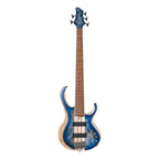 Ibanez BTB845 5-String Bass Guitar in Cerulean Blue Burst