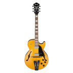 Ibanez GB10EM George Benson Signature Hollow Body Electric Guitar in Antique Amber