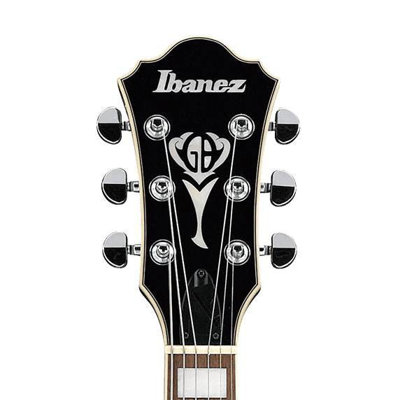 Ibanez GB10EM George Benson Signature Hollow Body Electric Guitar in Antique Amber