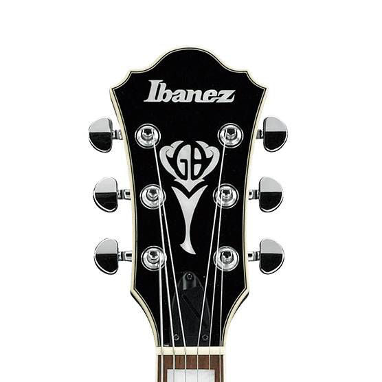 Ibanez GB10EM George Benson Signature Hollow Body Electric Guitar in Jet Blue Burst