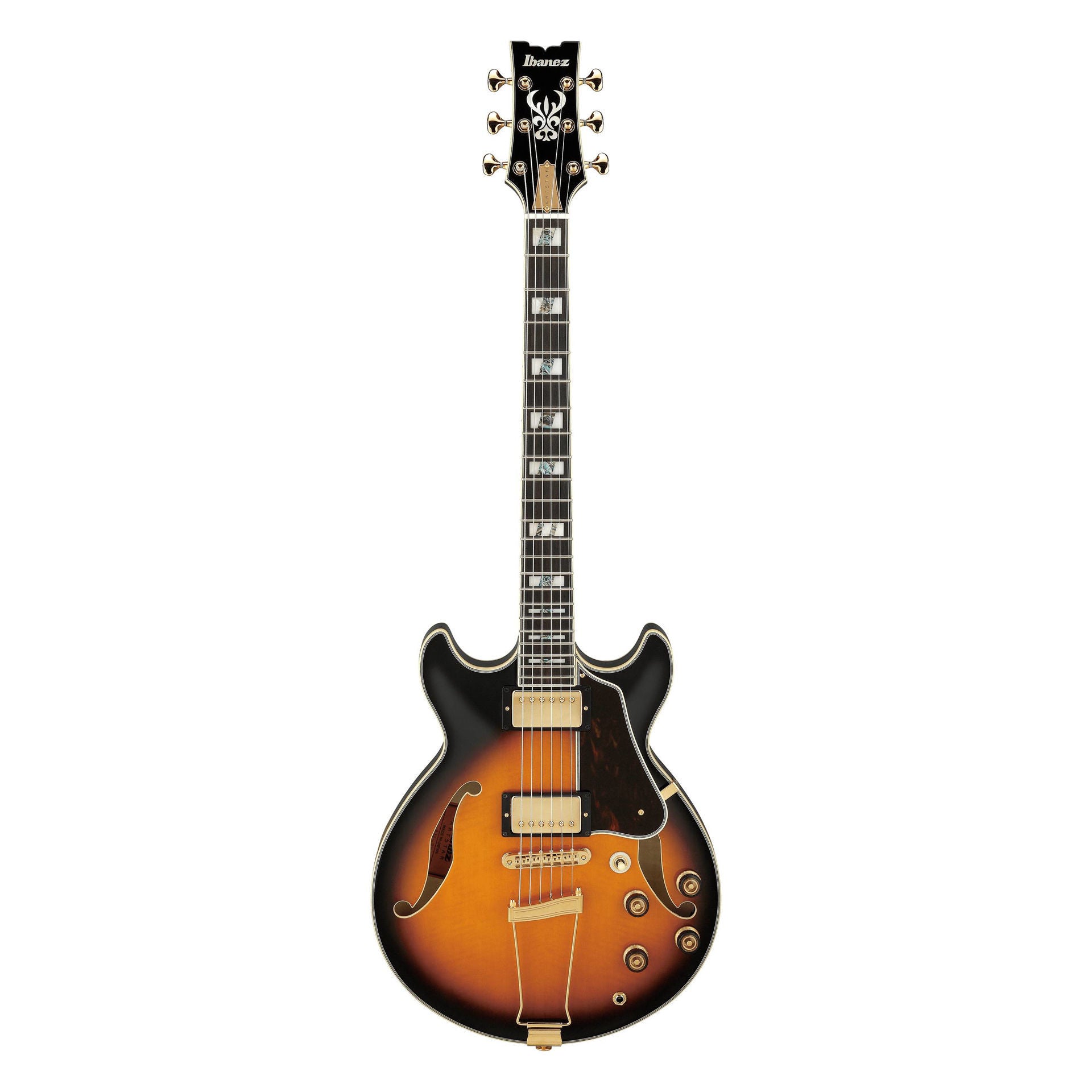 Ibanez AM2000H Prestige Artstar Hollow Body Electric Guitar in Brown Sunburst with Hardcase