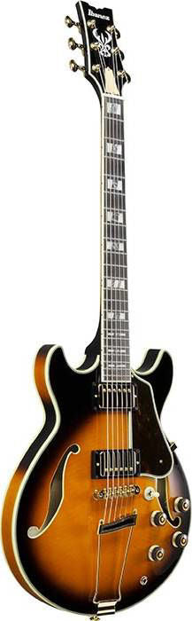 Ibanez AM2000H Prestige Artstar Hollow Body Electric Guitar in Brown Sunburst with Hardcase