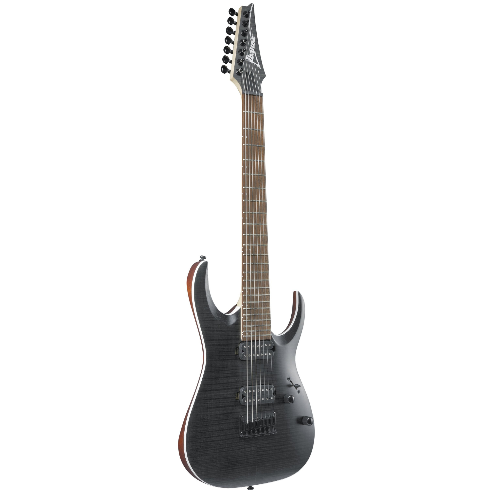Ibanez RGA742FM 7-String Electric Guitar in Transparent Gray Flat