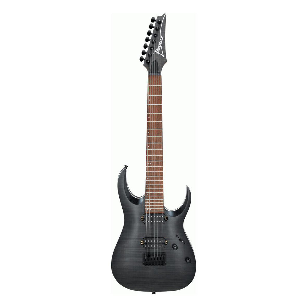 Ibanez RGA742FM 7-String Electric Guitar in Transparent Gray Flat