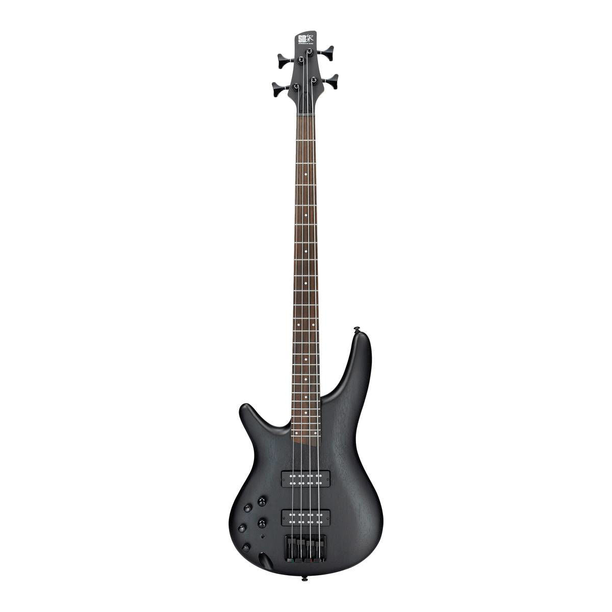 Ibanez SR Standard SR300EBL Left-Handed 4-String Bass Guitar - Weathered Black