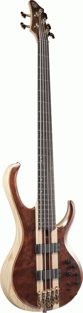 Ibanez BTB1835 5-String Electric Bass Guitar in Natural Shadow Low Gloss