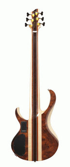 Ibanez BTB1836 Premium 6-String Electric Bass Guitar in Natural Shadow Low Gloss