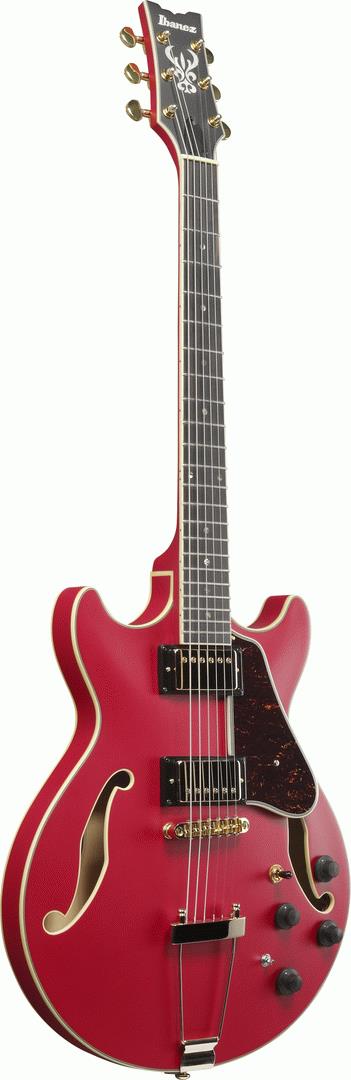 Ibanez Artcore Expressionist AMH90 Hollow Body Electric Guitar - Cherry Red Flat