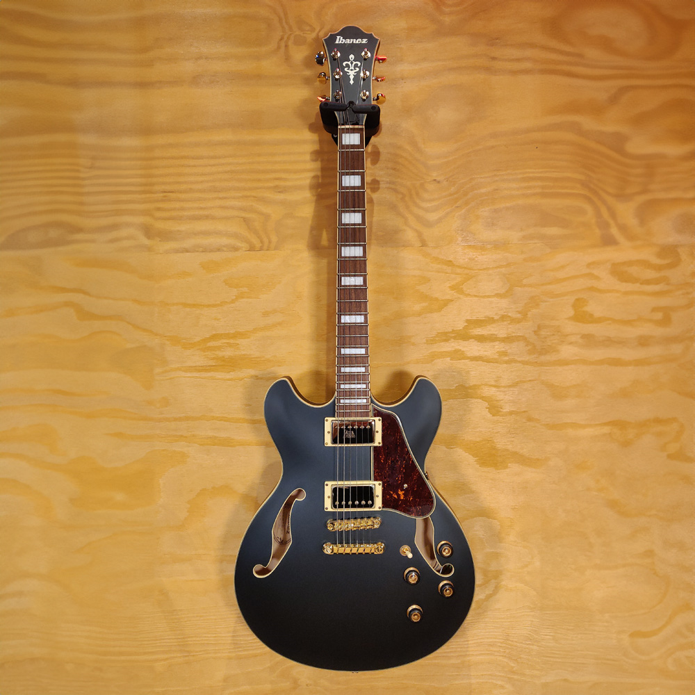 Ibanez AS73G Artcore Hollowbody Electric Guitar in Black Flat - Preloved Model